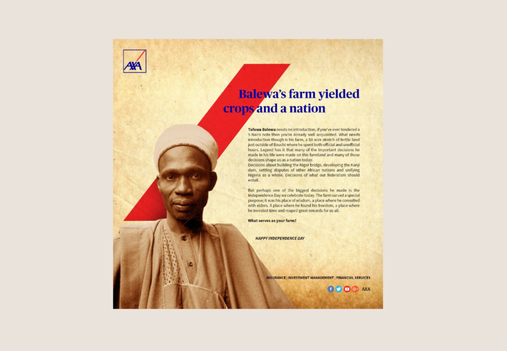Cross-Cultural Marketing Example — AXA Nigeria